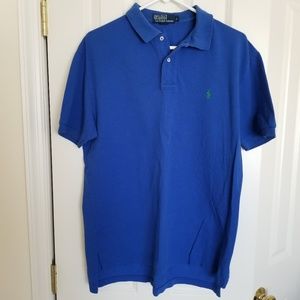 Mens POLO by Ralph Lauren Polo Shirt Blue Sz Large